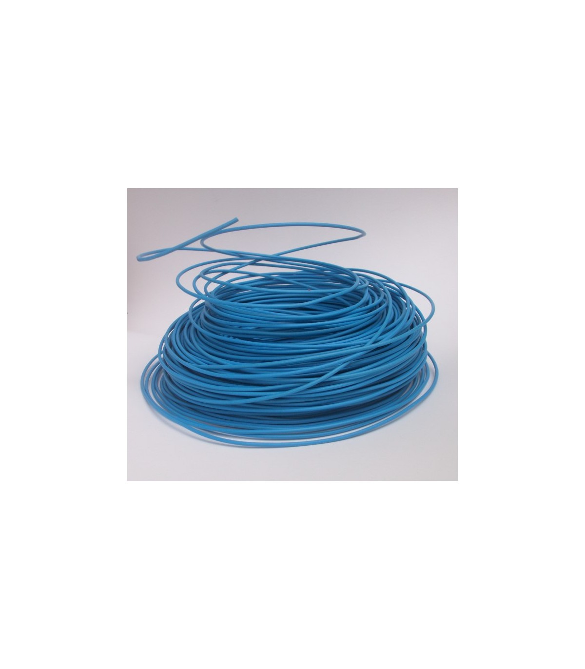 Fil électrique 1.5 mm² h07vu, en couronne de 100M bleu