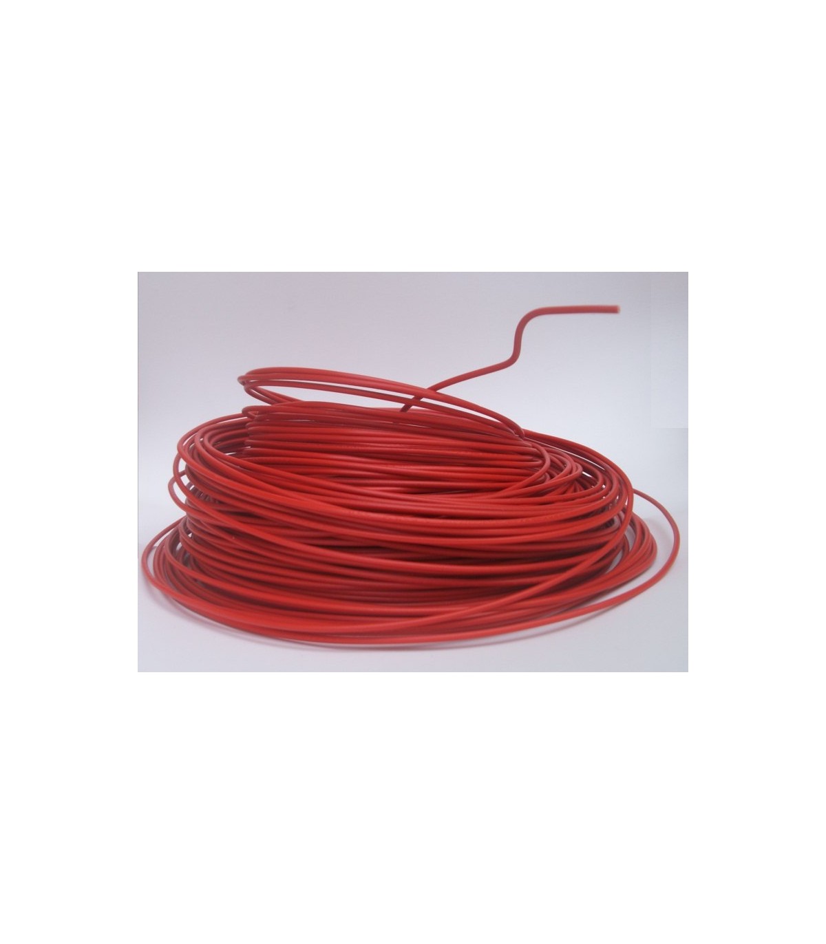 EPS P002057  Fil H07VU 1.5 mm² ROUGE. Couronne de 100 mètres