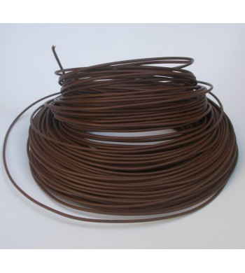 Fil H07VU 1.5 mm² MARRON. Couronne de 100 mètres-EPS-P008059-IM#16335