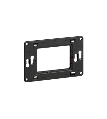 Support Mosaic 1 poste et 1/2 poste 3 module-Legrand-080259-IM#20123