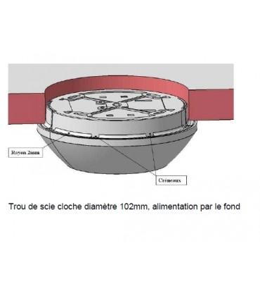 Boîte DCL saillie pour connexion de luminaire-Legrand-030654-IM#21254