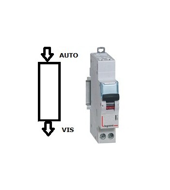 Disjoncteur Hager 20A à vis Réf MFN720 - Materiel électrique à