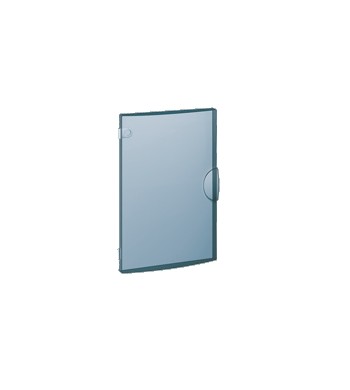Porte transparente pour Coffret GD 1 rangée-Hager-GP113T-IM#29872