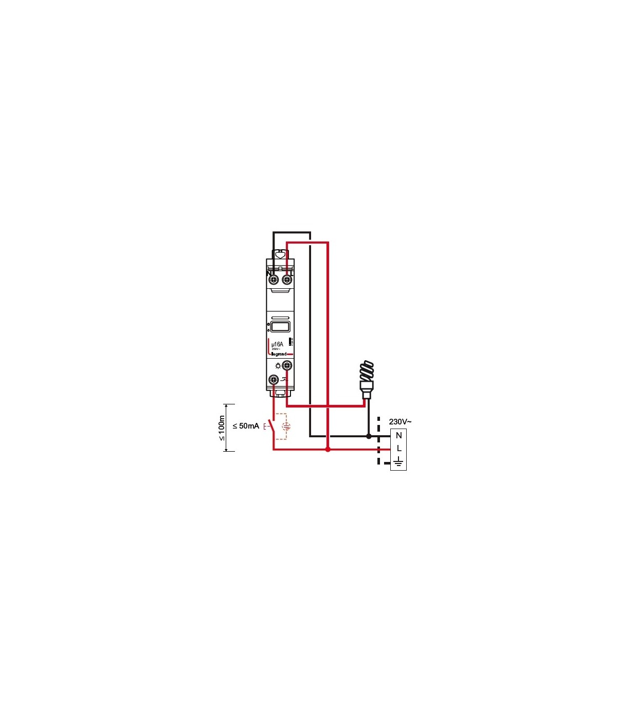 TELERUPTEUR 16A HAGER IP