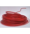 Fil 16 mm² Rouge (fil de phase) - coupe de 5m