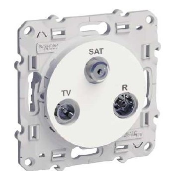 Prise TV-FM-SAT Odace Styl-Schneider Electric-S520460-IM#31037