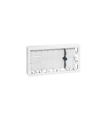 Cadre saillie 2 x 10 modules Horizontal ( profondeur 40 mm)-Legrand-080278-IM#31406