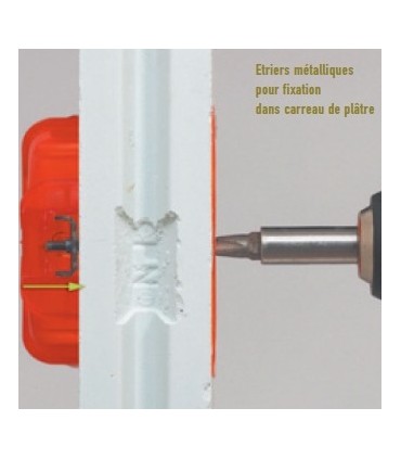 Boite d'encastrement BATIBOX Multi-matériaux 1 poste Prof 40mm-Legrand-080101-IM#31420