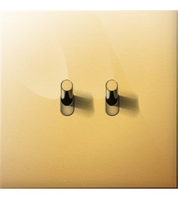 Double va-et-vient Art Epure Or Miroir