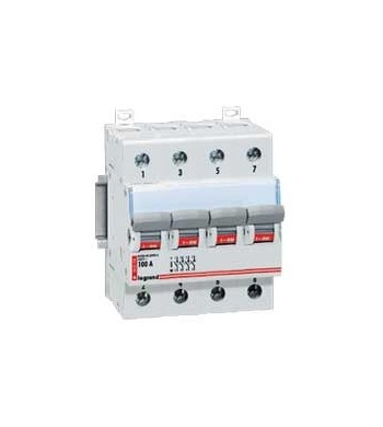 Interrupteur sectionneur modulaire 400V - 4 pôles - 40A-Legrand-406480-IM#32209