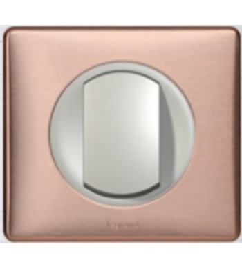 Bouton poussoir Céliane anodisé copper complet-Legrand-NC1274-IM#34162