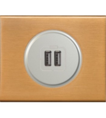Chargeur USB-A Céliane Bronze Doré complet-Legrand-NC4405-IM#34530