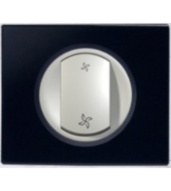 Commande VMC 2 vitesses Céliane Verre Graphite complète-Legrand-NC3079-IM#34559