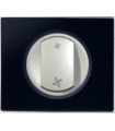 Commande VMC 2 vitesses Céliane Verre Onyx complète