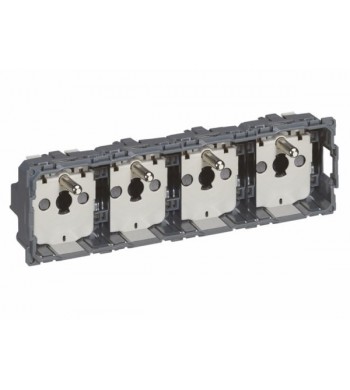 Prise quadruple précablée 4 * 2P+T