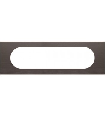 Plaque Céliane. 6/8 modules Black Nickel-Legrand-069036-IM#35869