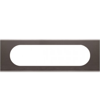 Plaque Céliane. 6/8 modules Black Nickel-Legrand-069036-IM#35869