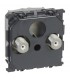 Prise Tv double Céliane pour réseau câblé-Legrand-067399-IM#36769