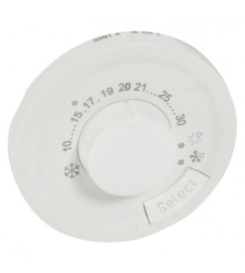 Enjoliveur Céliane Blanc thermostat d'ambiance-Legrand-068240-IM#36803