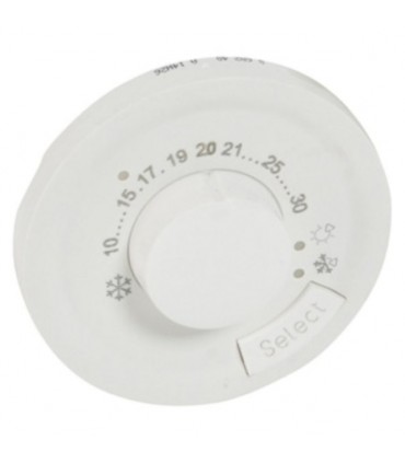 Enjoliveur Céliane Blanc thermostat d'ambiance-Legrand-068240-IM#36803