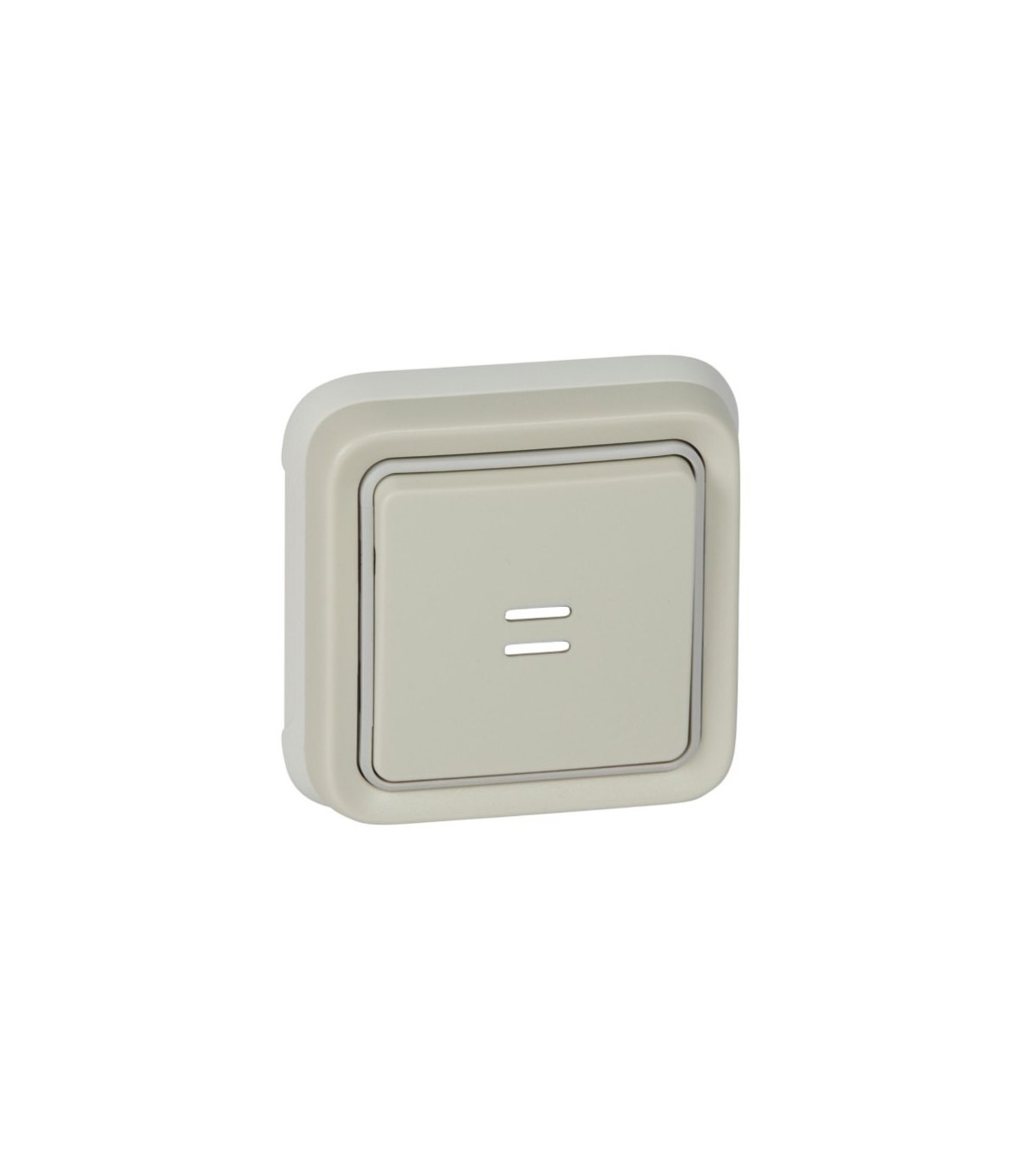 Legrand 69861  Bouton Poussoir Lumineux Plexo blanc à encastrer