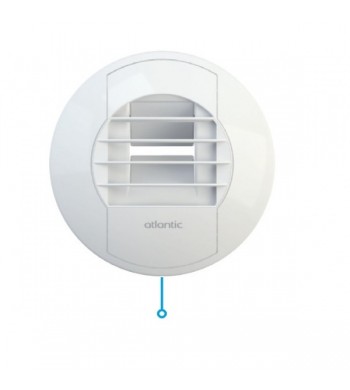 Bouche ventilation WC débit fixe 5m3/h + boost 30m3/h Cordelette-Atlantic-526593-IM#37382