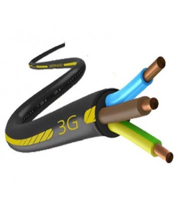 Câble R02V 3G1,5 mm² - couronne de 25 mètres-Nexans-Fil3G1.5-IM#37799