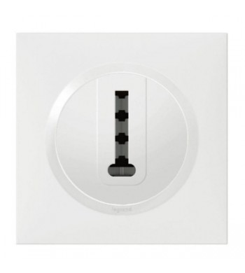 Prise téléphone PTT Dooxie complet Blanc-Legrand-DC1017-IM#38906