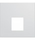 Enjoliveur pour prise RJ45 - Gallery Pure Blanc-Hager-WXD202B-IM#39746