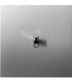 Poussoir à voyant lumineux ART Acier Brossé