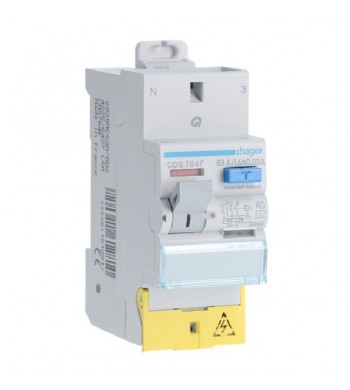 Interrupteur différentiel 63 Amp - 30 mA - type AC (Auto)-Hager-CDS764F-IM#39821