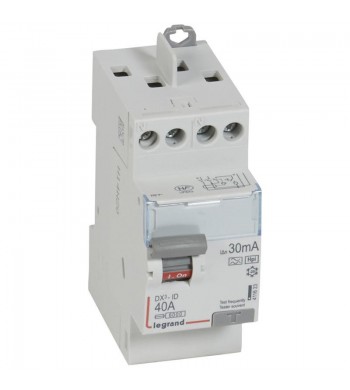 Interrupteur différentiel 2 Pôles 40A, 30 mA, type F (HPI), Vis-Vis-Legrand-411623-IM#39830