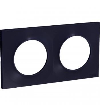 Plaque Odace Styl 2 postes Anthracite