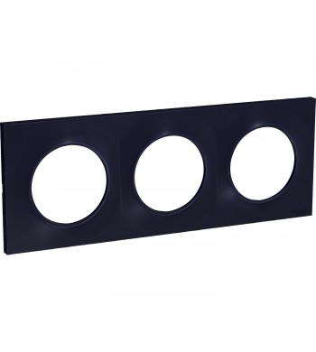 Plaque Odace Styl 3 postes Anthracite