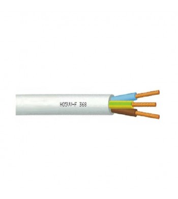 Câble souple Blanc 3G1.5 VVF - 50m-EPS-VVF3G1.5-IM#39952