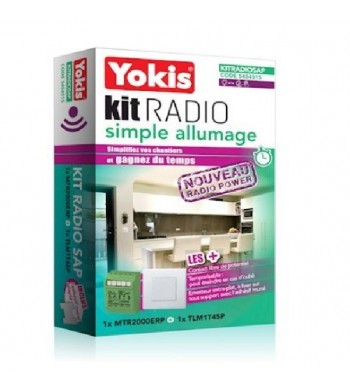 Kit interrupteur Radio MTR2000ERP + émetteur TLM1T45P-Yokis-5454515-IM#40185