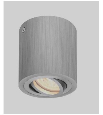 Spot Rond en saillie Aluminium brossé-SLV-1002012-IM#40290