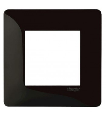 Plaque simple Noir Essensya-Hager-WE401N-IM#40337