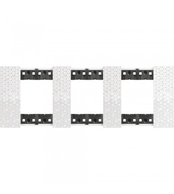 Living Now plaque pixel 3X2 modules -Bticino-BTKA4802M3MW-IM#40870
