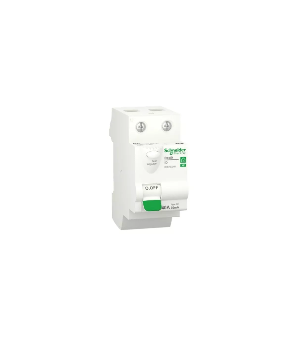 Interrupteur Différentiel 40a 30ma Type Ac Schneider R9ERC240 | Interrupteur différentiel embrochable 40A 30mA type AC