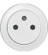 Enjoliveur pour prise de courant affleurante (Surface) Céliane Blanc-Legrand-068111-IM#41196