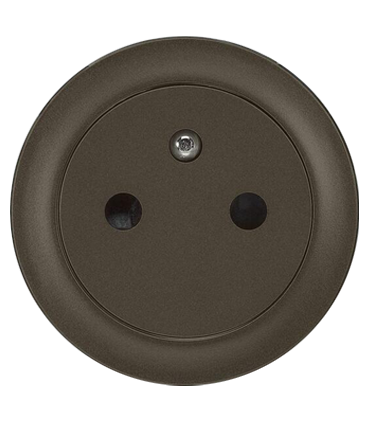 Enjoliveur pour prise de courant affleurante (Surface) Céliane Graphite-Legrand-067911-IM#41204