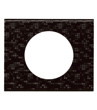 Plaque Céliane 1 poste Cuir Pixel-Legrand-069451-IM#41261