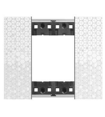 Living Now plaque pixel 2 modules-Bticino-BTKA4802MW-IM#41290