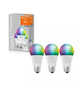 Lot de 3 ampoules connectées RGBW Ledvance-LedvAnce-LED485754-IM#41409