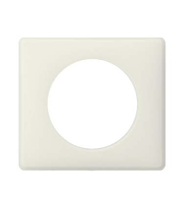Plaque Céliane Poudré, 1 poste, finition: Craie Blanc-Legrand-066701-IM#41490