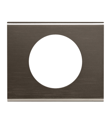 Plaque Céliane 1 poste Black Nickel-Legrand-069031-IM#41512