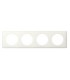 Plaque Céliane 4 postes Blanc - entraxe 71mm-Legrand-066634-IM#41692