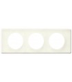Plaque Céliane Porcelaine Songe 3 postes
