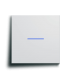 Enjoliveur interrupteur à voyant Gallery blanc pure-Hager-WXD001B-IM#41863